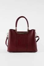 Bolso de hombro Olivia - Burdeos