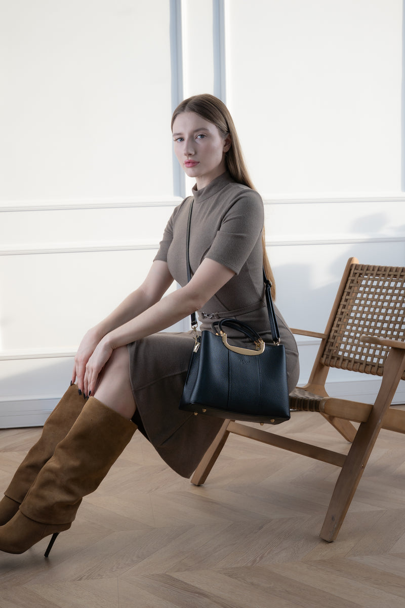 Olivia Shoulder Bag - Black