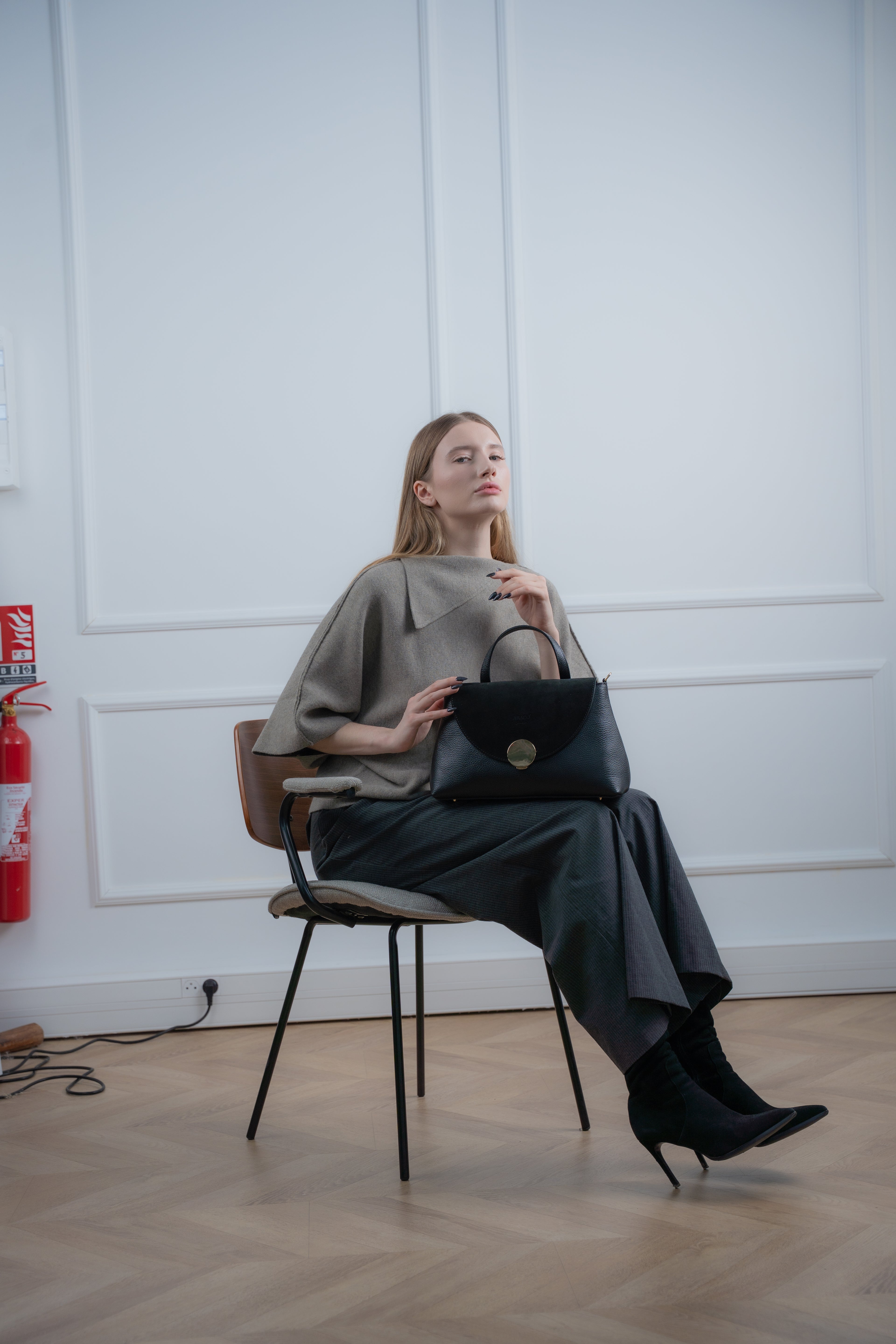 Sac à Bandoulière - Row - Noir