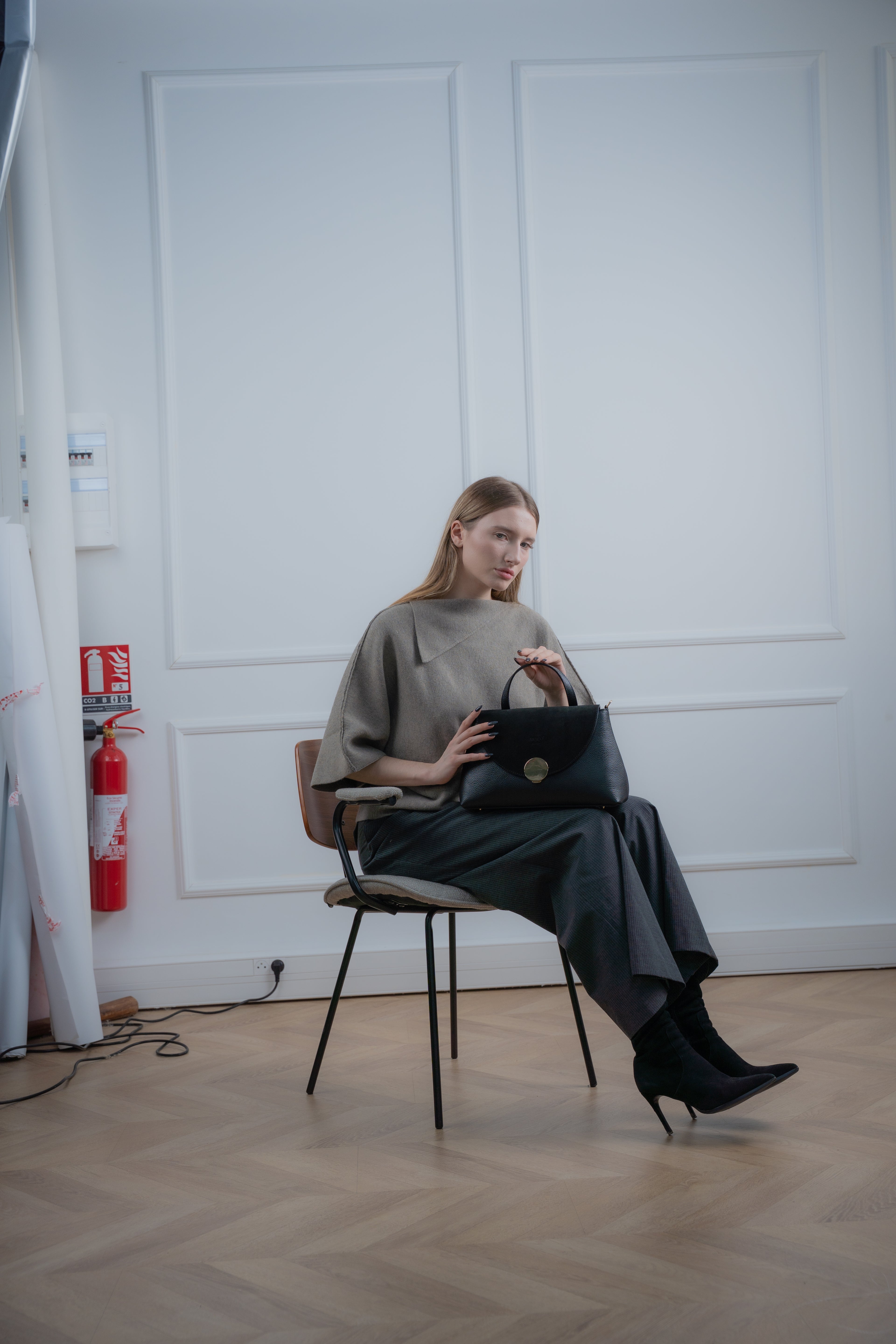Sac à Bandoulière - Row - Noir