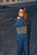 Borsa a tracolla Andre - Verde bottiglia