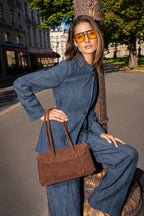 Sac Porté Épaule - Dunn - Moka