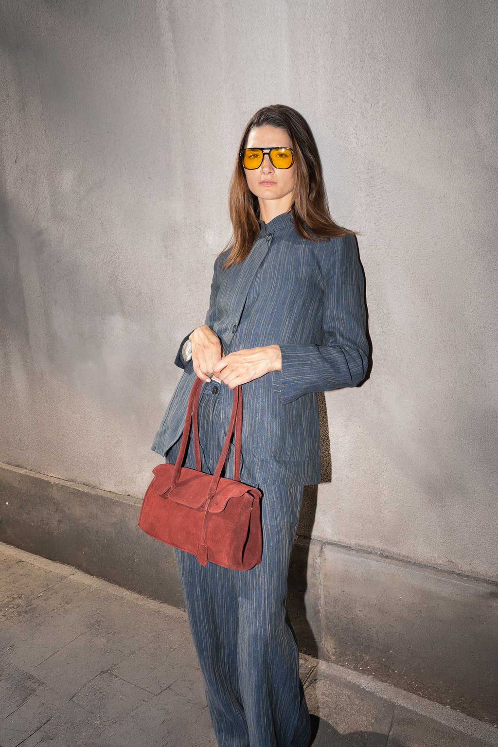 Shoulder Bag - Dunn - Burgundy