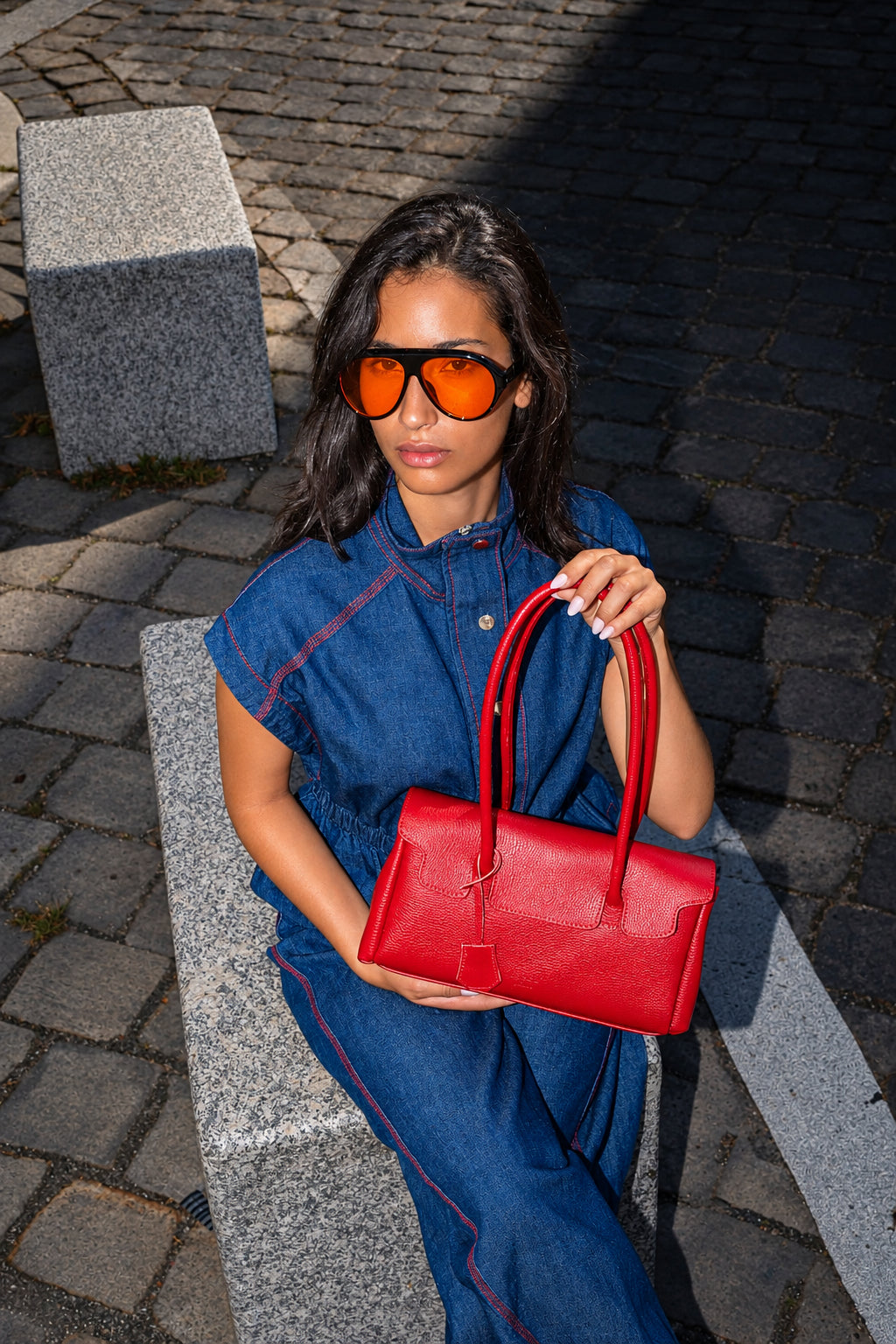 Sac Porté Épaule - Fenn - Rouge