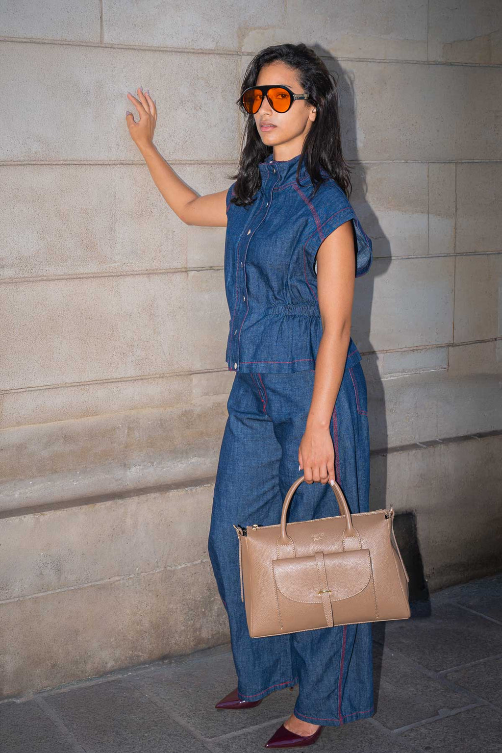 Handbag - Roux - Chestnut Brown