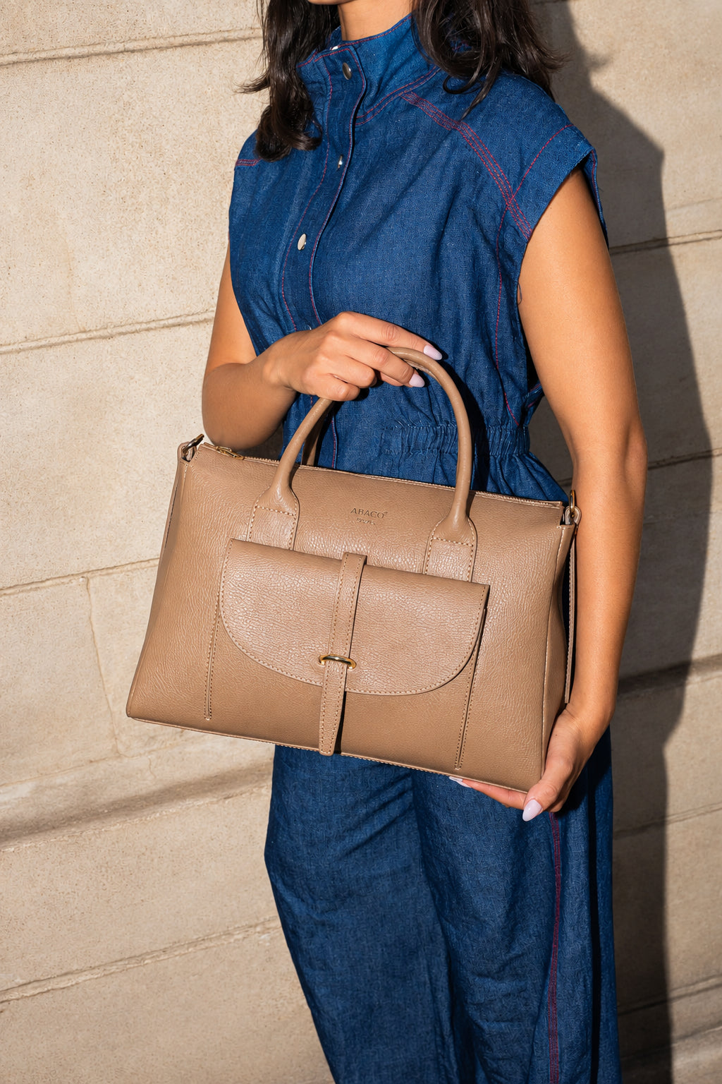 Handbag - Roux - Chestnut Brown