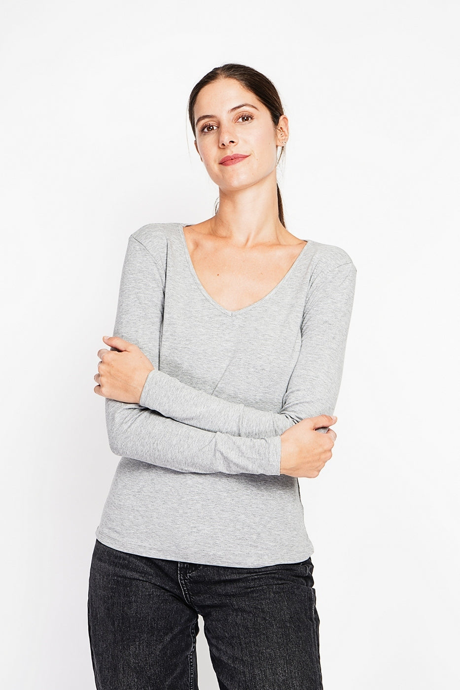 Maglia termica - Grigio flanella - Donna