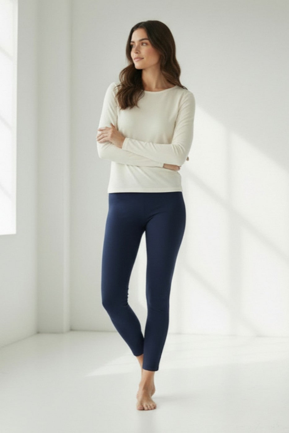 Leggings - Blu notte - Donna