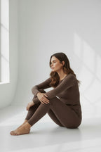 Leggings - Caffè - Donna