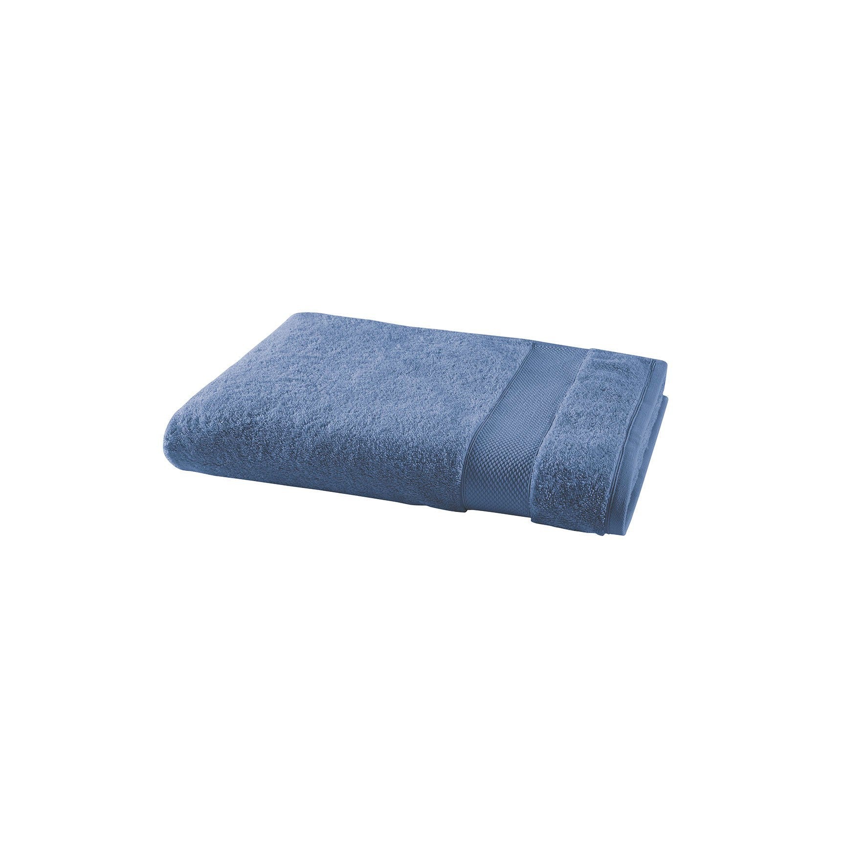 Éponge Unie - Drap de Douche - Bleu Jeans