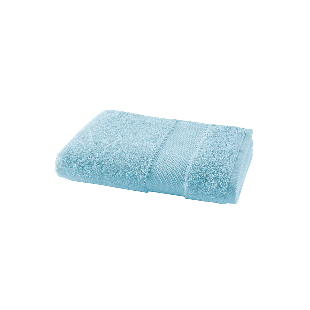Éponge Unie - Serviette de Toilette - Bleu