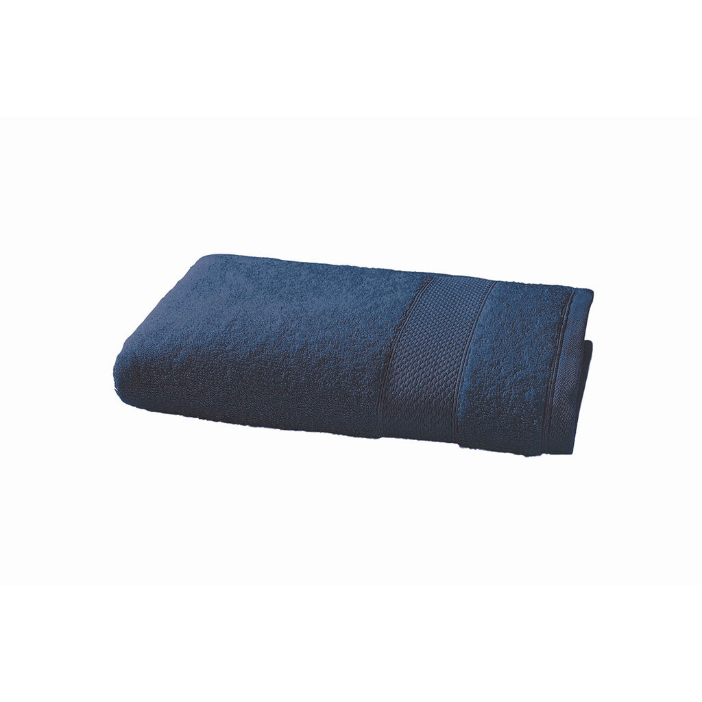 Éponge Unie - Serviette Invité - Bleu Nuit