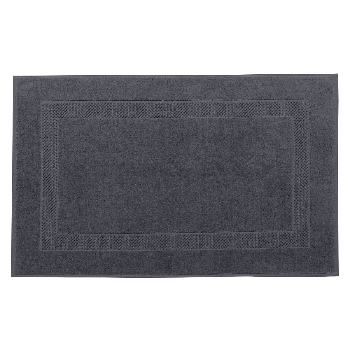 Rizo Liso - Alfombra De Baño - Antracita