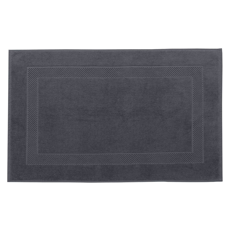 Tapis De Bain - Éponge Unie - Anthracite