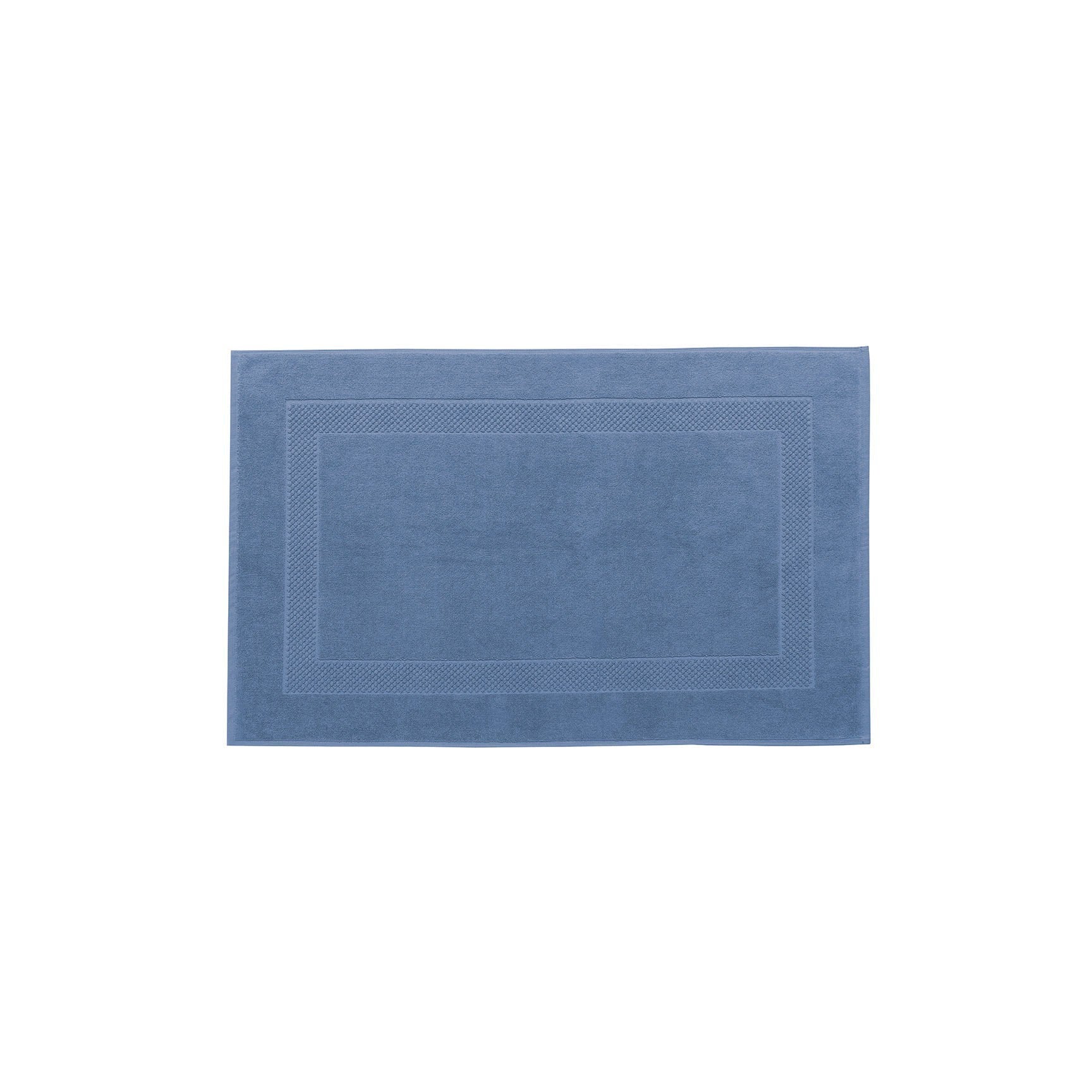 Rizo Liso - Alfombra De Baño - Azul Jeans