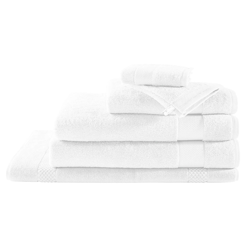 Rizo Liso - Toalla de baño - Blanco