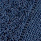 Éponge Unie - Drap de Douche - Bleu Nuit
