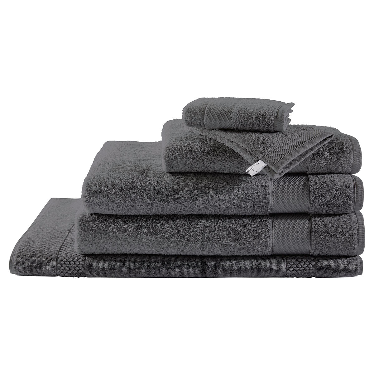 Plain Terry - Bath Sheet - Charcoal