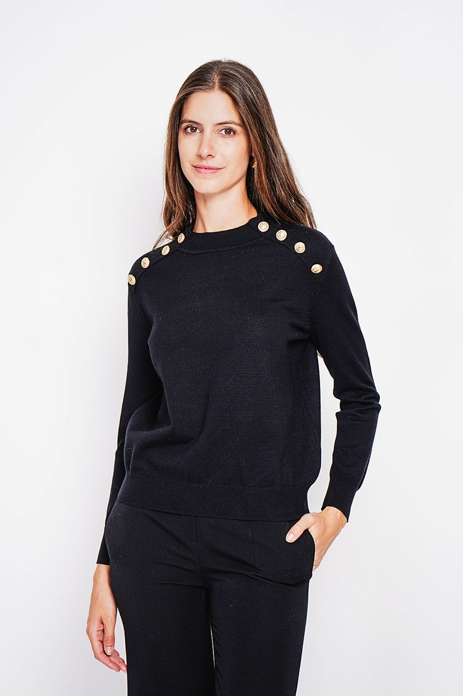 Jersey - Negro - Mujer