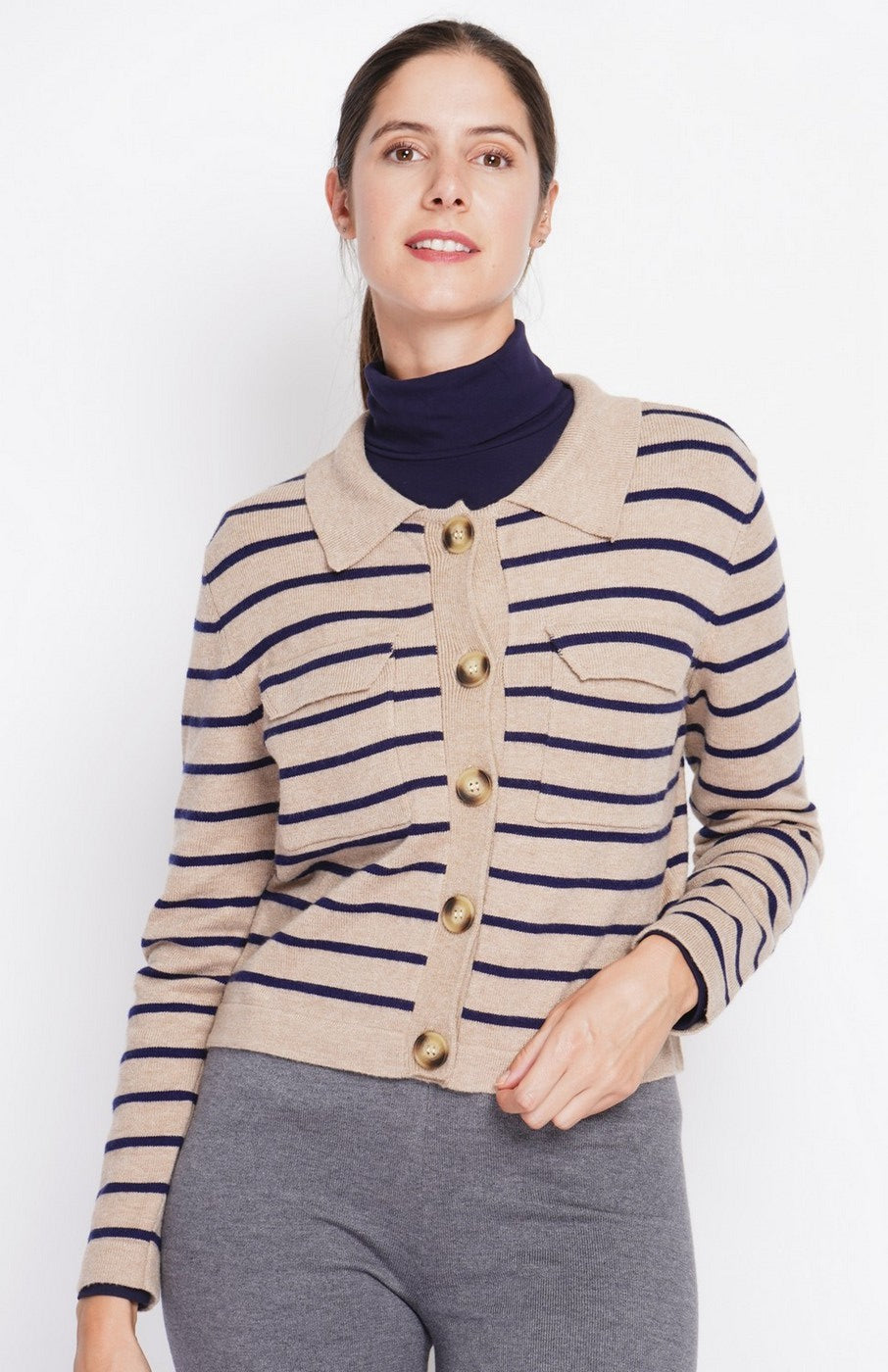 Cardigan - Nougat - Femme