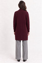 Cardigan - Bordeaux - Femme