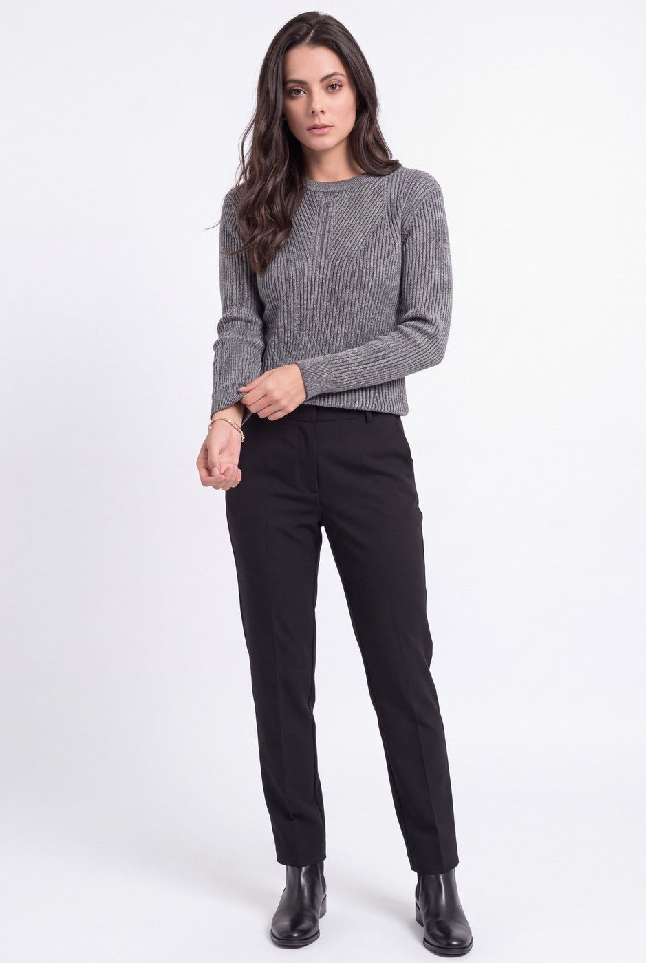 Maglione - Grigio flanella - Donna