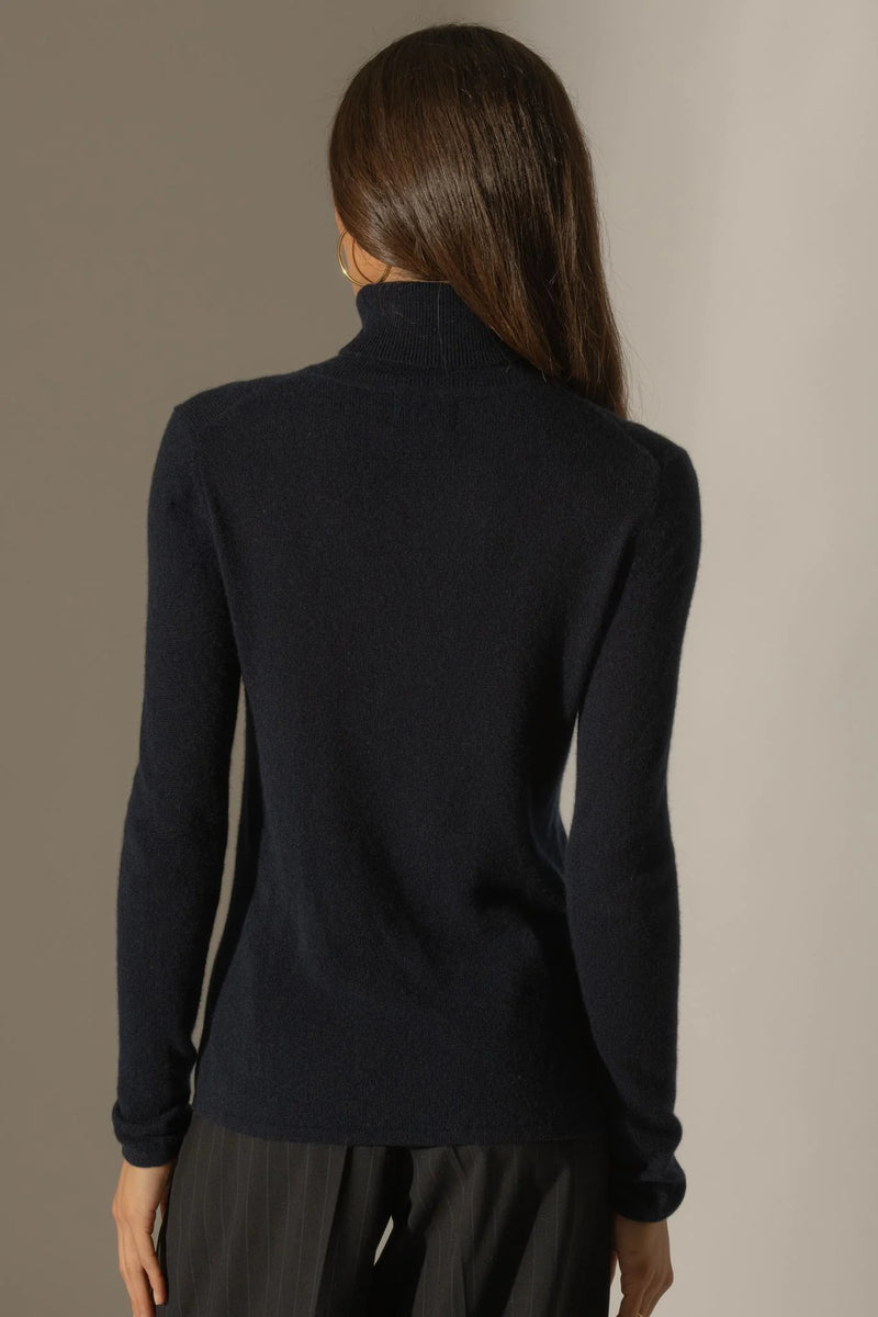 Pull Col Roulé - Ashley - Navy