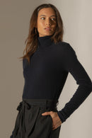 Pull Col Roulé - Ashley - Navy