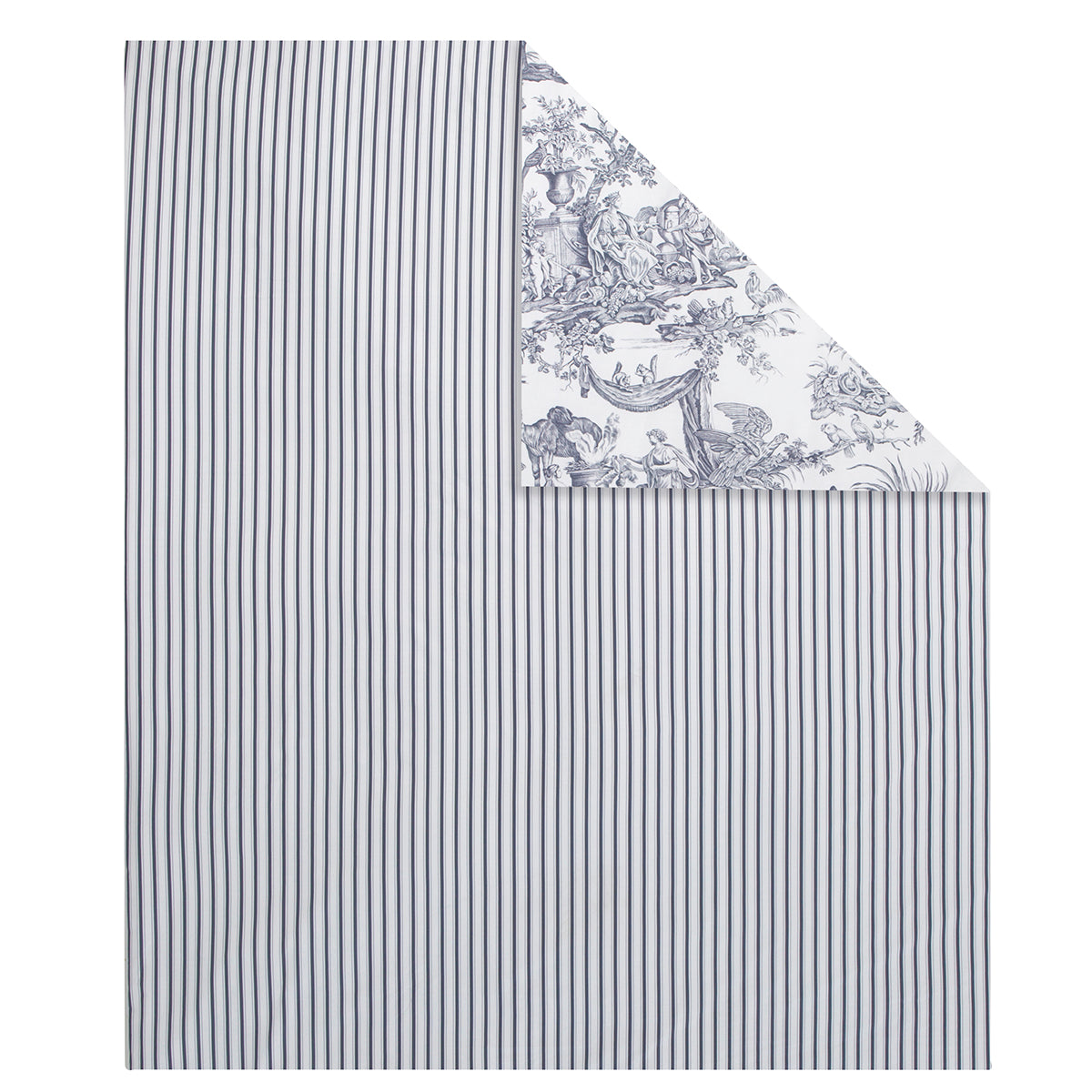4 Continents - Housse de Couette - Blanc/Bleu