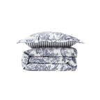 4 Continents - Housse de Couette - Blanc/Bleu