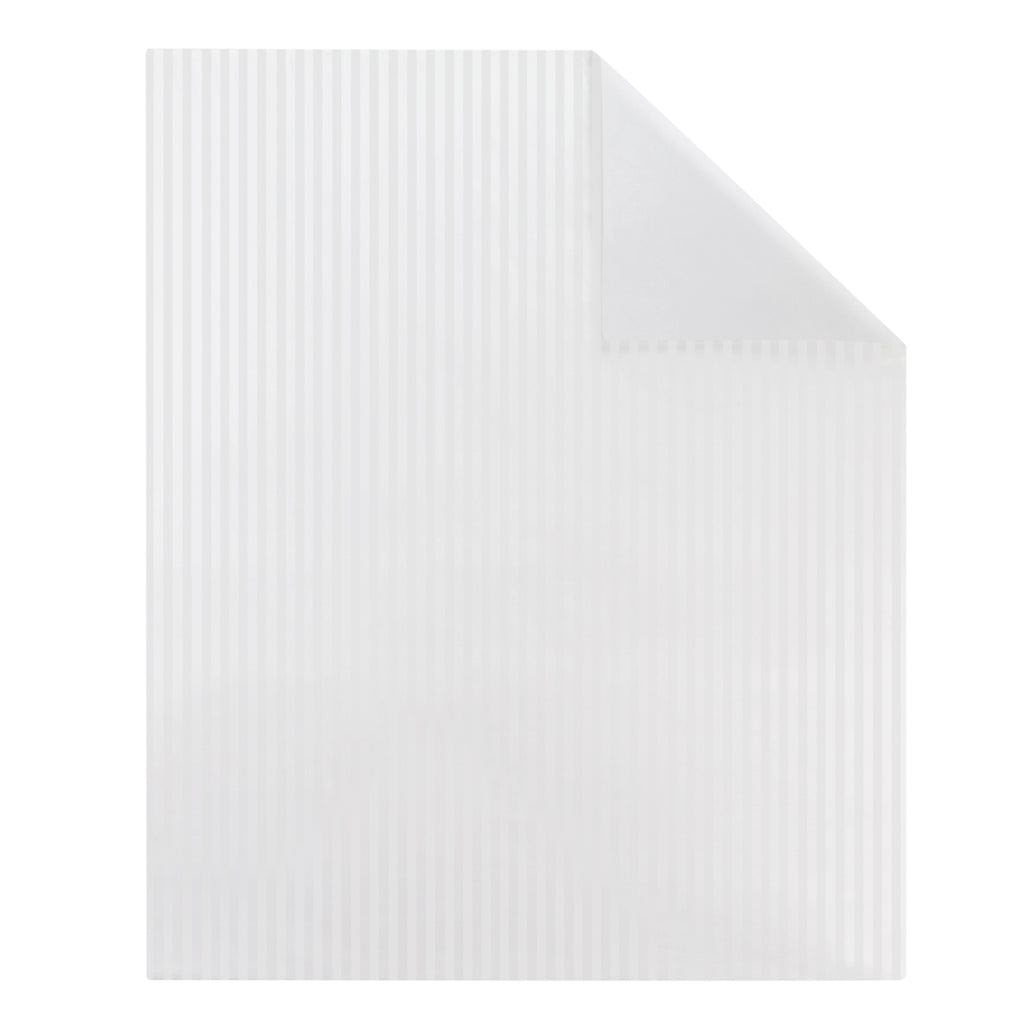 Satin Uni Jacquard - Funda Nórdica - Blanca