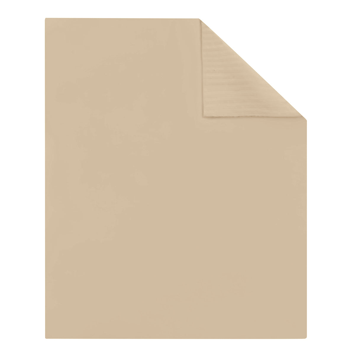 Satin Uni Jacquard - Duvet Cover - Greige