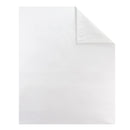 Housse De Couette - Satin Jacquard Uni - Blanc