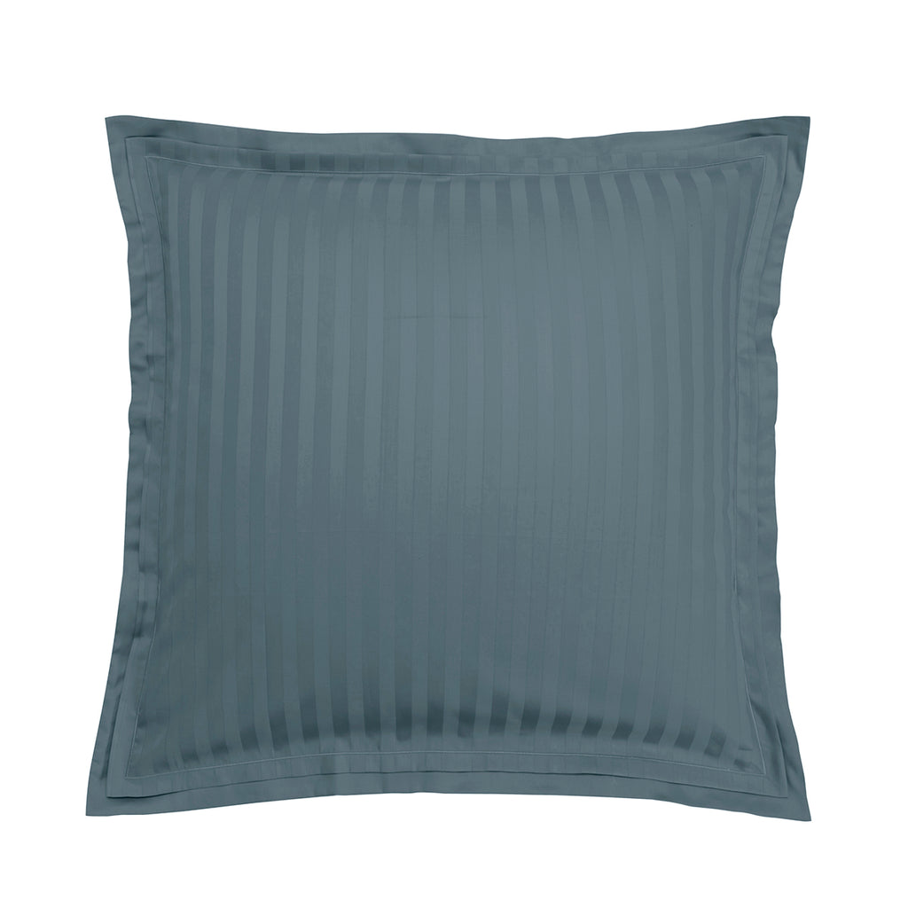 Satin Uni Jacquard - Taie d'Oreiller - Minéral