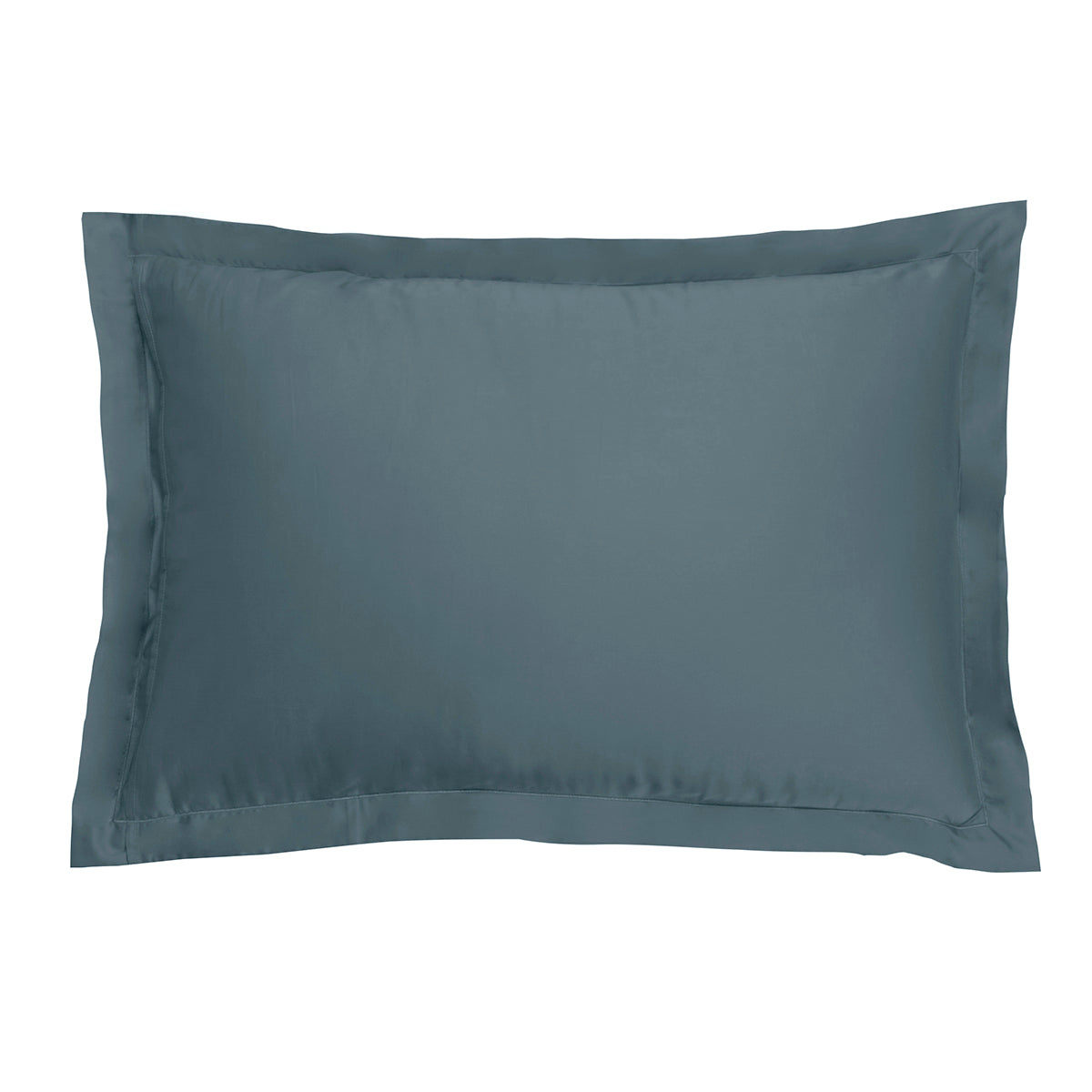 Satin Uni Jacquard - Taie d'Oreiller - Minéral