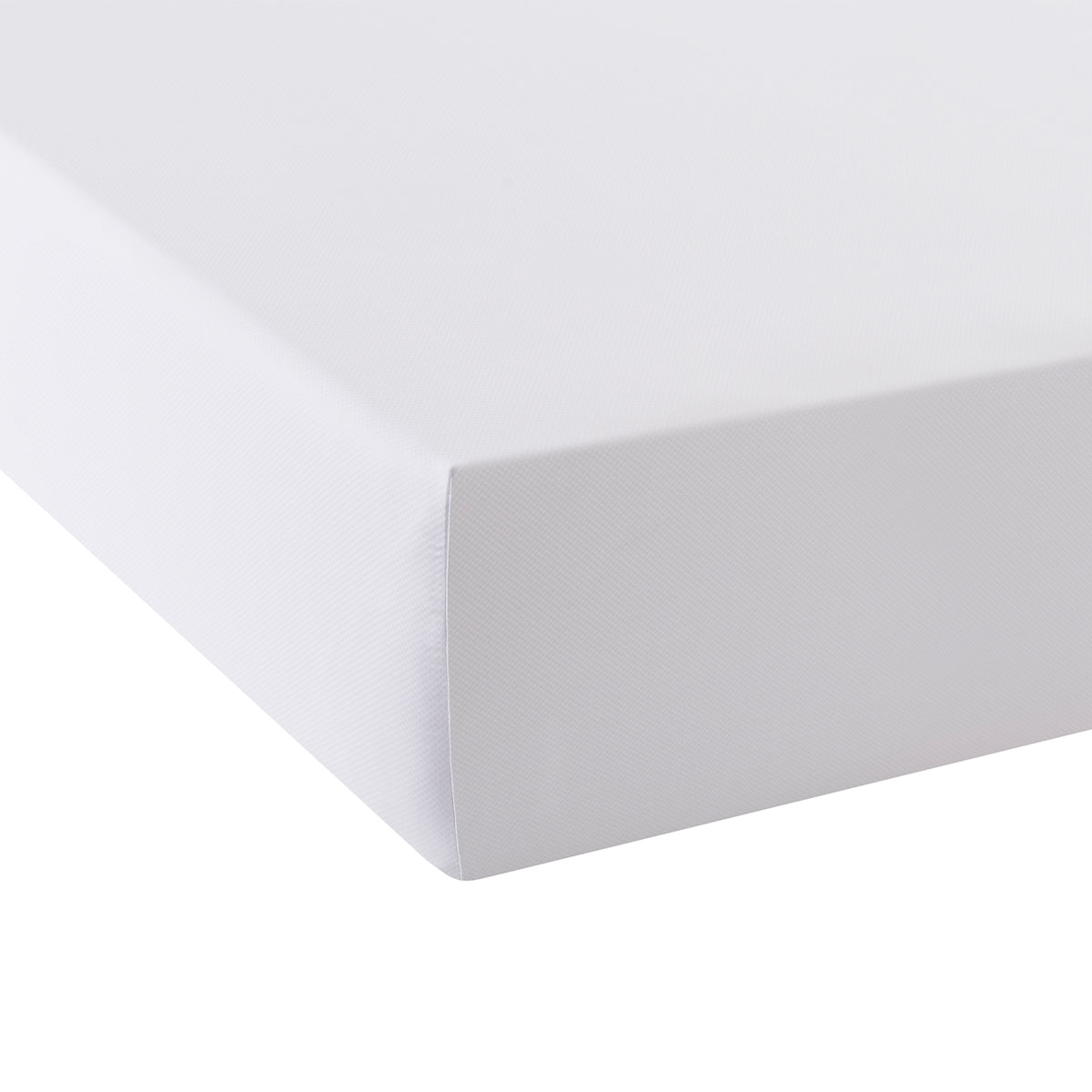 Bord De Mer - Fitted Sheet - White/White