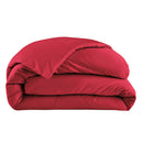 Housse De Couette - Satin Uni - Rouge