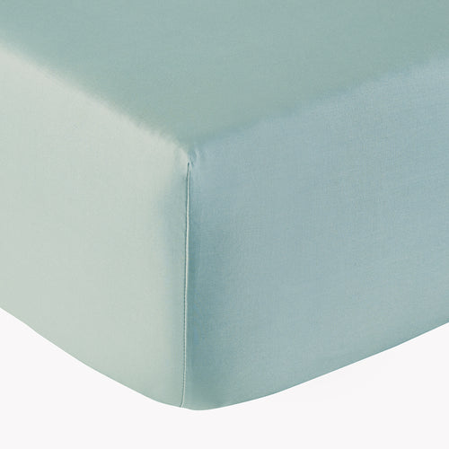 Drap Housse - Percale Unie - Vert D'Eau
