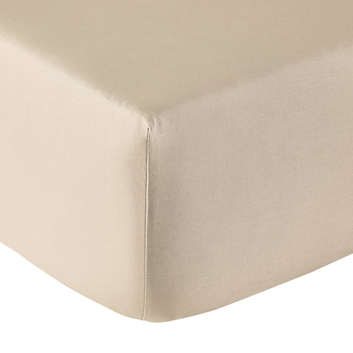 Drap Housse - Percale Unie - Beige