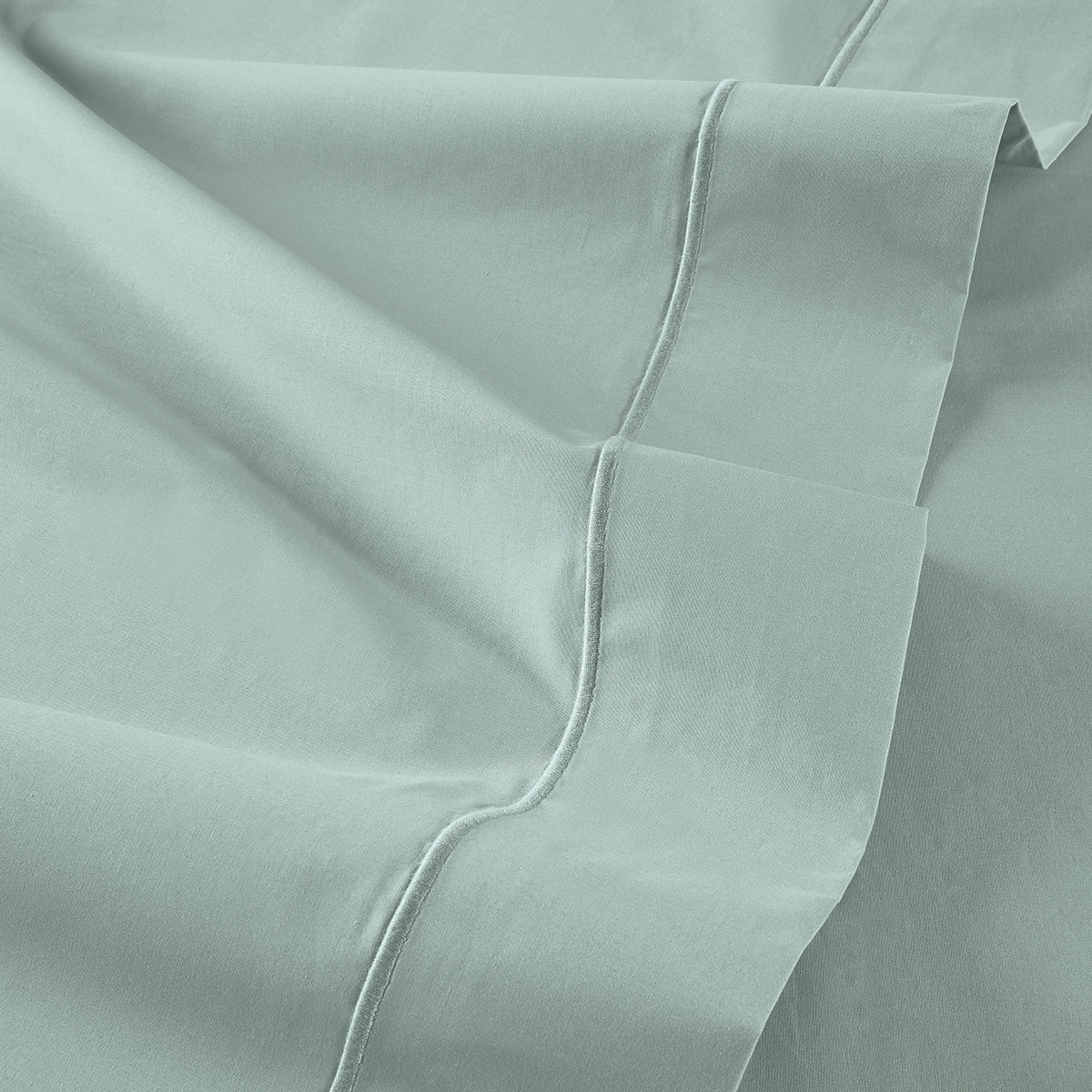 Percale Unie - Sábana Encimera - Verde Agua