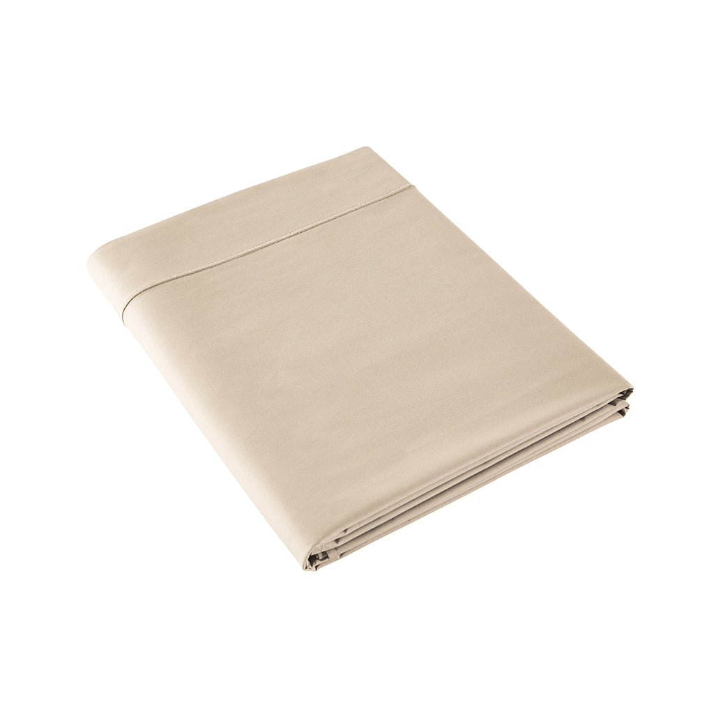 Percale Unie - Drap Plat - Beige