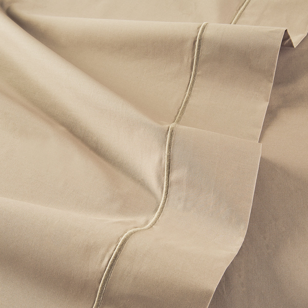Percale Unie - Drap Plat - Beige