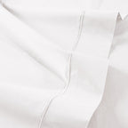 Plain Percale - Flat Sheet - White