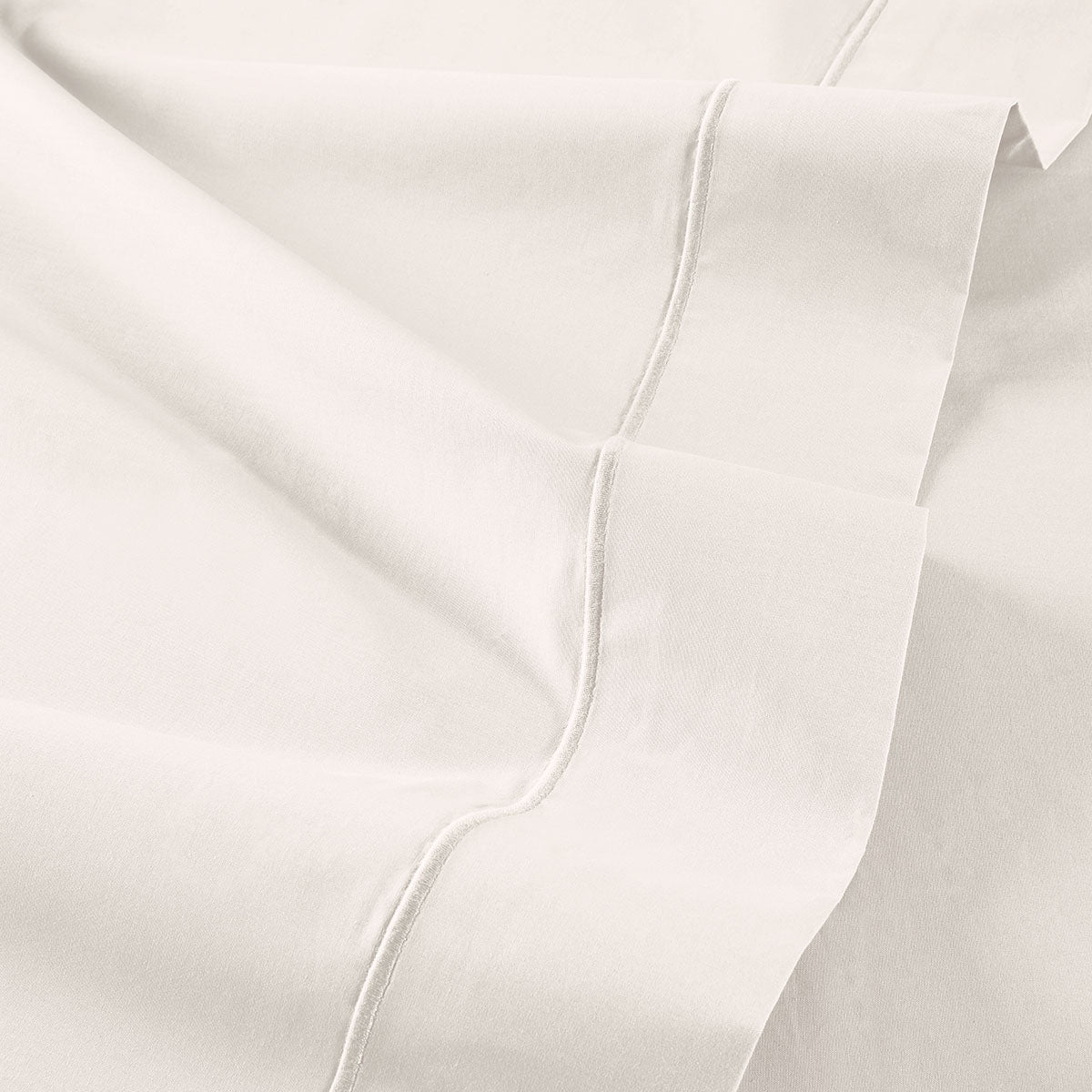 Percale Unie - Flat Sheet - Ivory