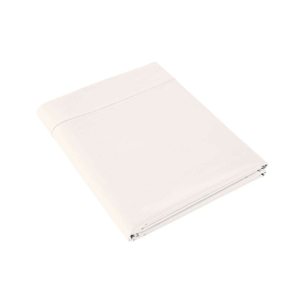 Percale Unie - Flat Sheet - Ivory