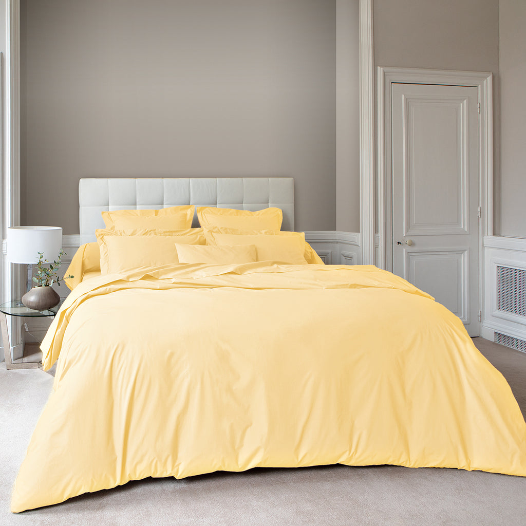 Percale Unie - Funda Nórdica - Amarilla