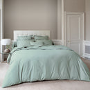 Housse De Couette - Percale Unie - Vert D'Eau