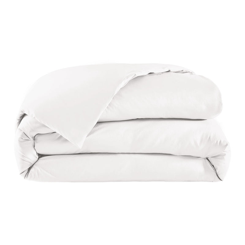 Housse De Couette - Percale Unie - Blanc