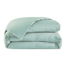 Housse De Couette - Percale Unie - Vert D'Eau