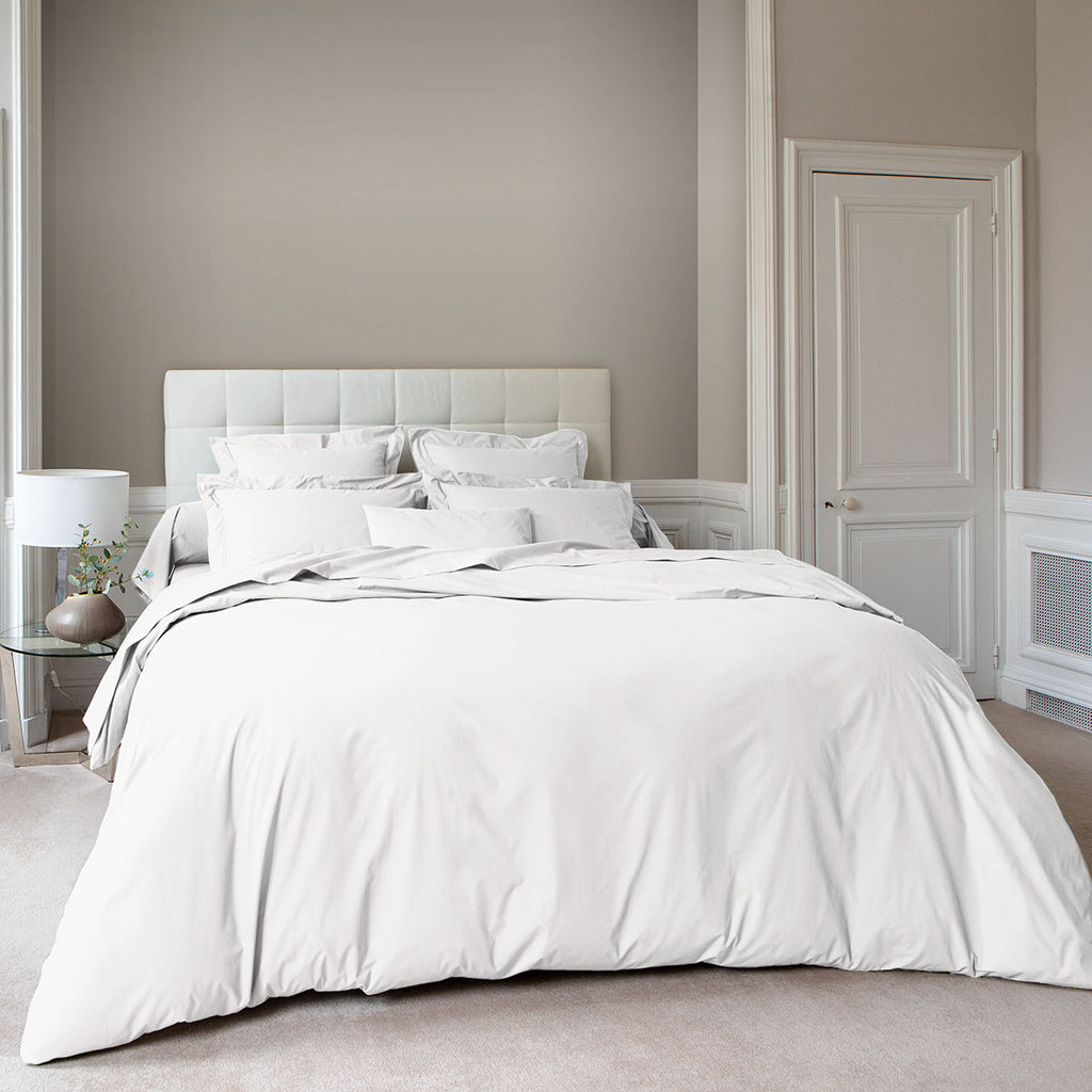 Percale Unie - Housse de Couette - Blanc
